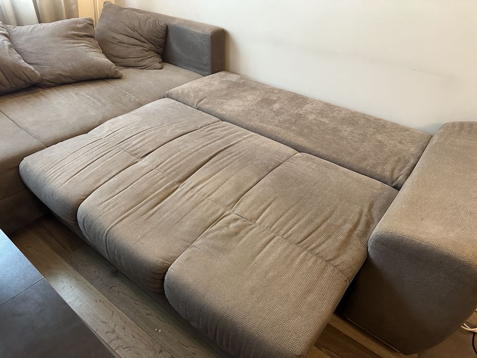 Ъглов Диван 260/180см  - Удобен за сън - Перфектно състояние!!!