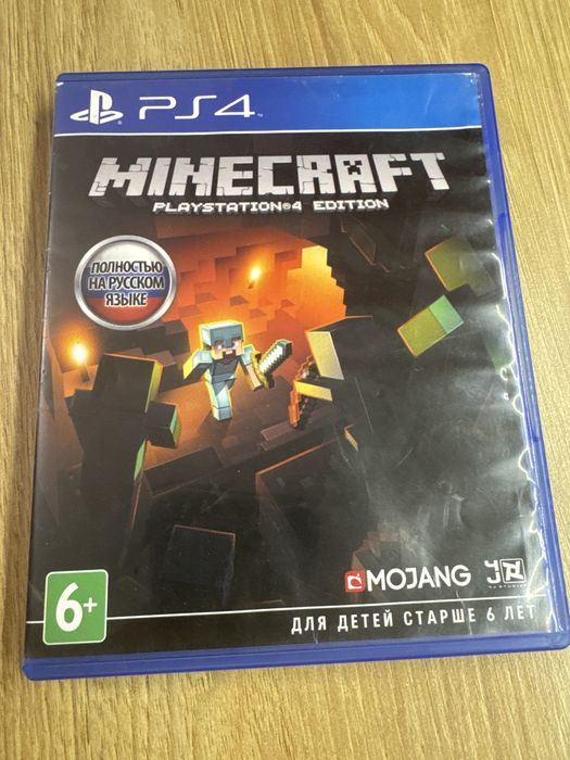 Диск на PS4 Minecraft
