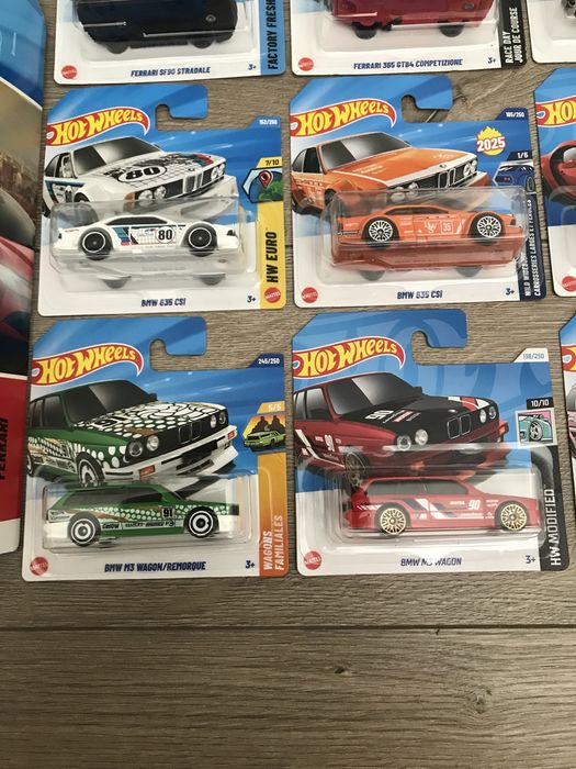 Hot wheels колички Ferrari bmw nissan ford supra hotwheels matchbox