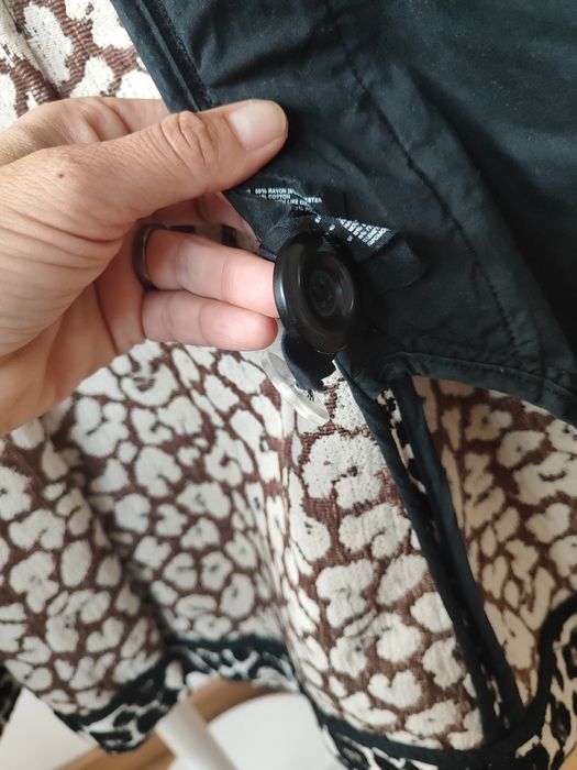 Палто на леопардов принт, р-р 34. H&M