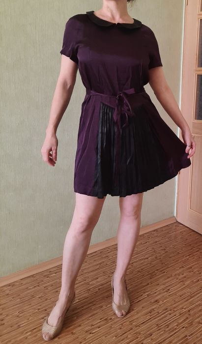 Платье, черничное , весна/лето