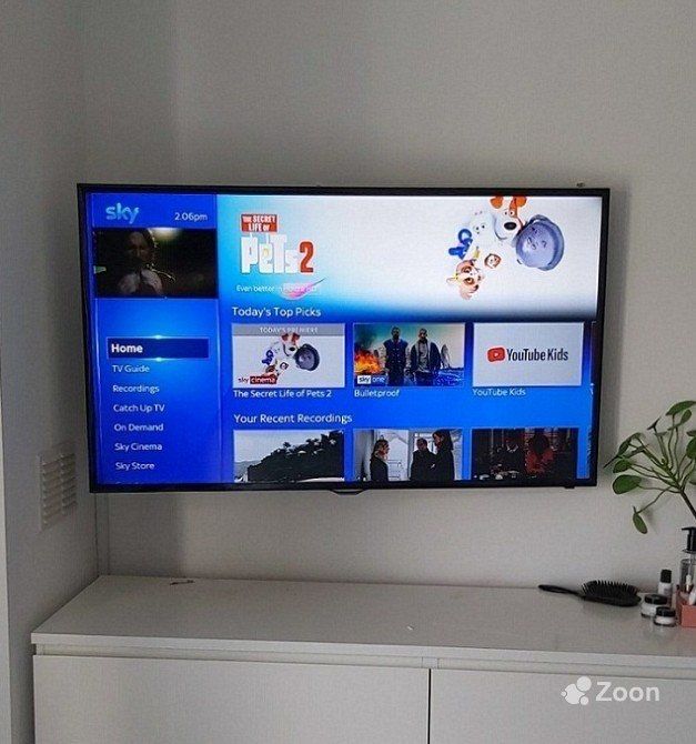 Установка телевизоров на стену