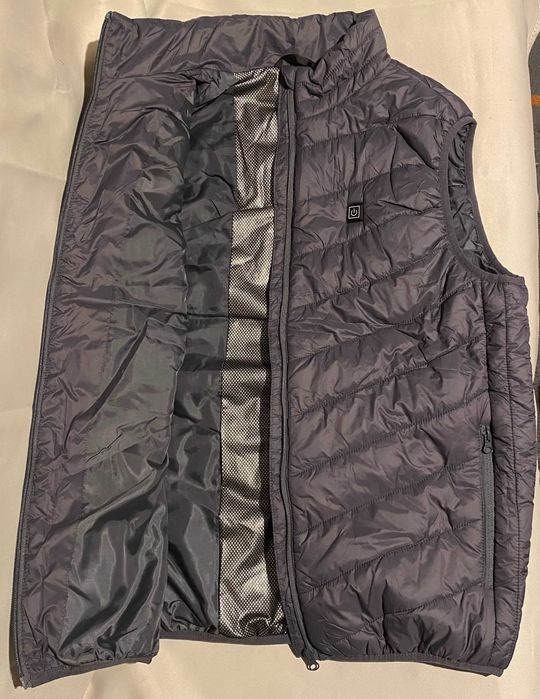 Водоустойчива загряваща жилетка без ръкави с USB, унисекс