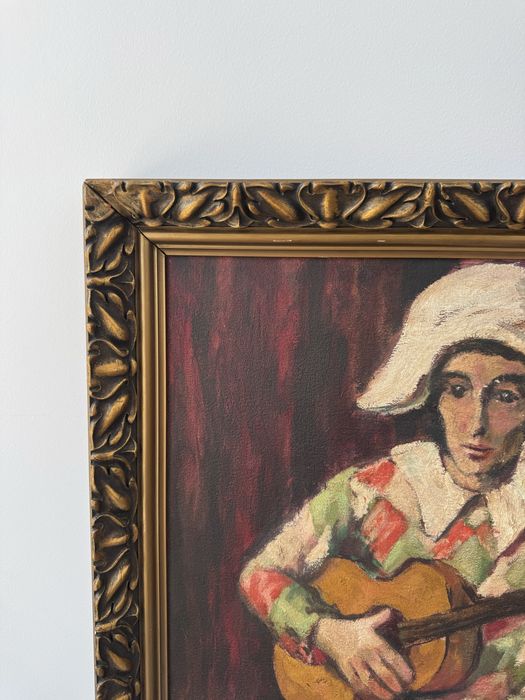 Tablou Arlechin cu chitara Iosif Iser