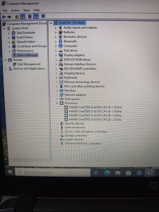 HP ProBook 450 G2 i5 gen 4