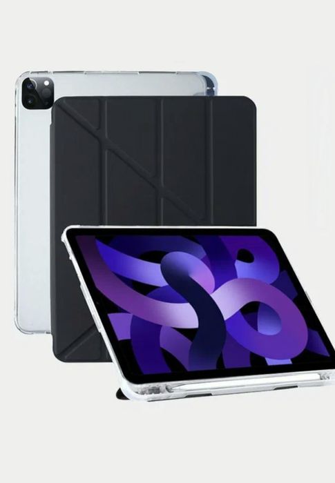 Чехол для iPad Pro 11" 18/20/21/22, складной, черный