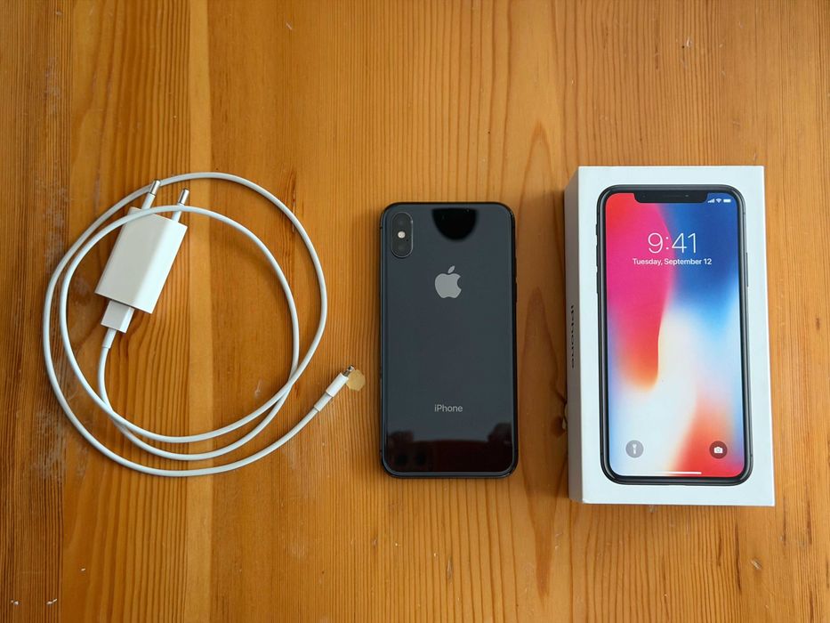 iPhone X, 256gb, чёрный.