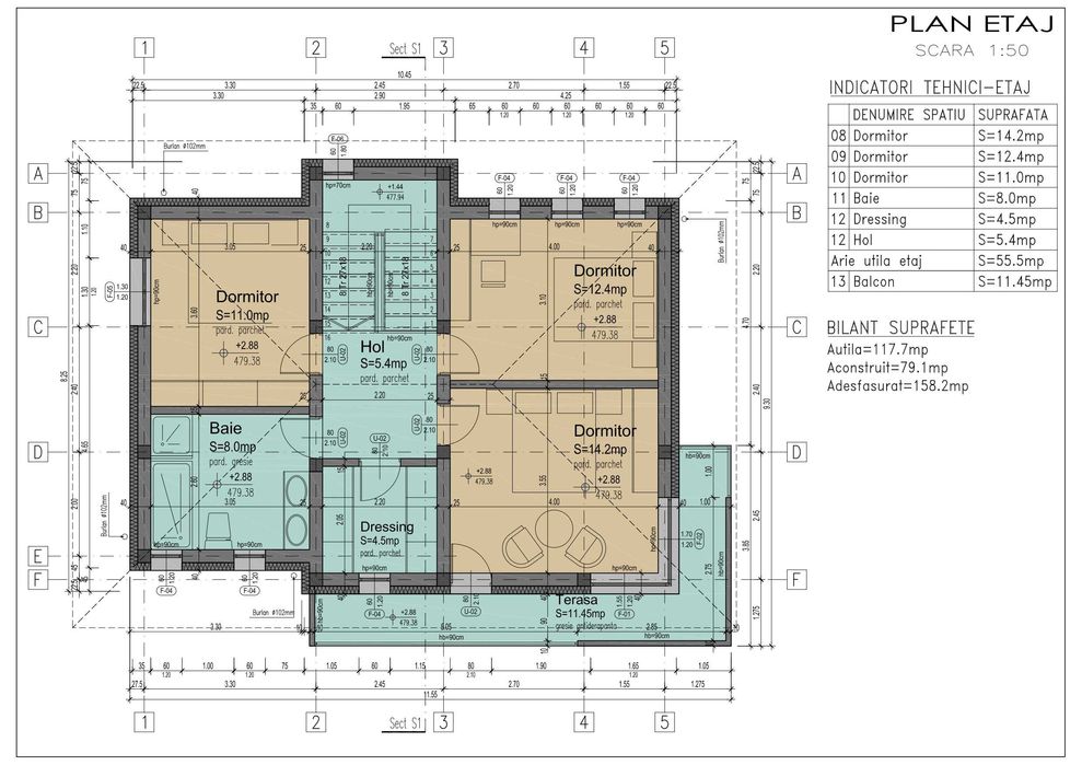 Casă individuală de vânzare Chinteni, str. Nucului (în spate la Profi)