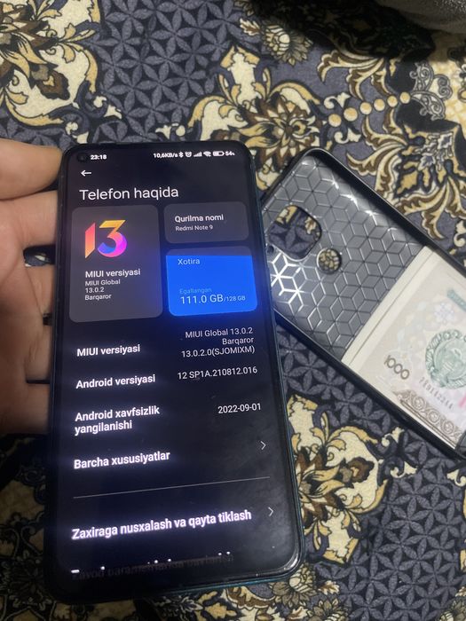 Redmi Note 9 sotiladi | 128 GB