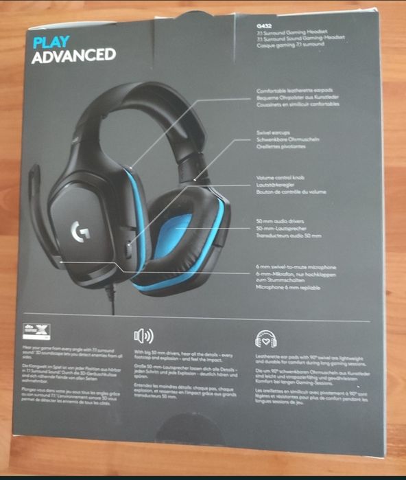 Căști gaming Logitech G432 sigilate