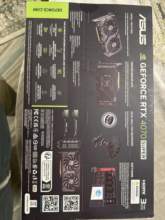 Asus ceforce rtx 4070 super 12 gb