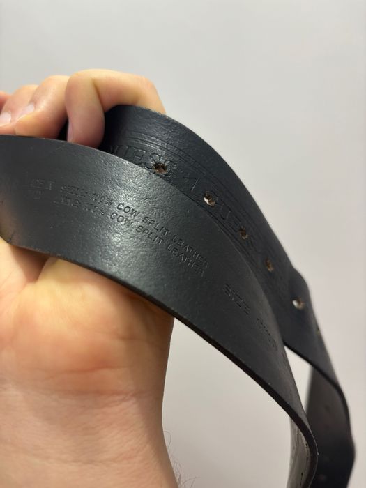 Curea Guess de piele naturală bărbați 100 cm