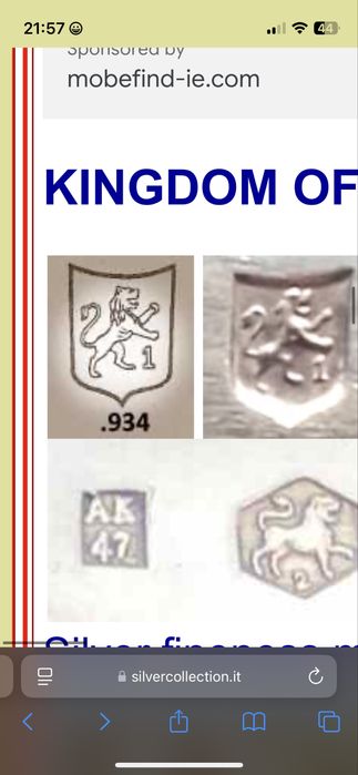 Sfestnic lumanare argint puritate 925 ! 1967 Candlestick Olanda