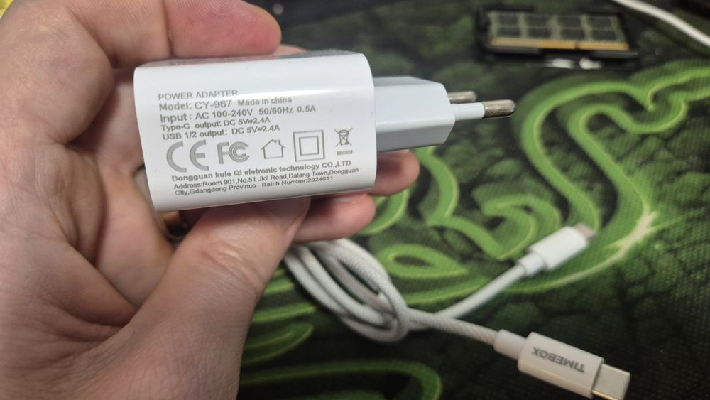 Incarcator fast charger 3 porturi USB C