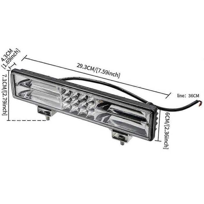 Диоден ЛЕД бар / LED Bar 29СМ 60W