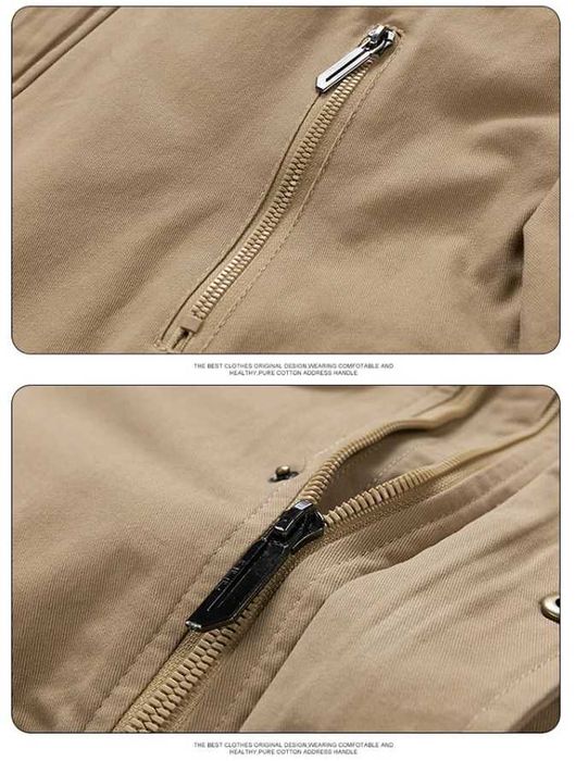 Новая зимняя куртка с меховым капюшоном цвета Хаки 52,54,56 до 120 кг