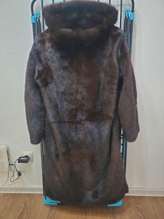 Шуба норкавая с шапкой