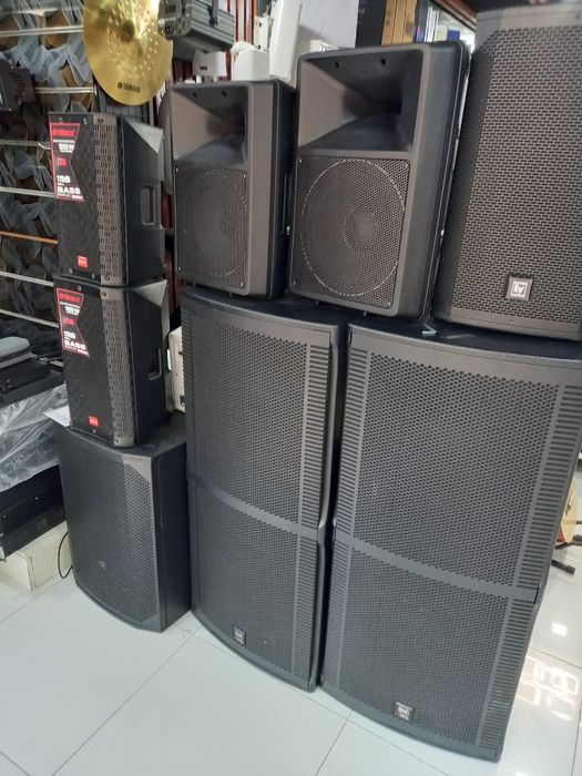 Акустика микшеры усилители Yamaha Behringer Dynacord.