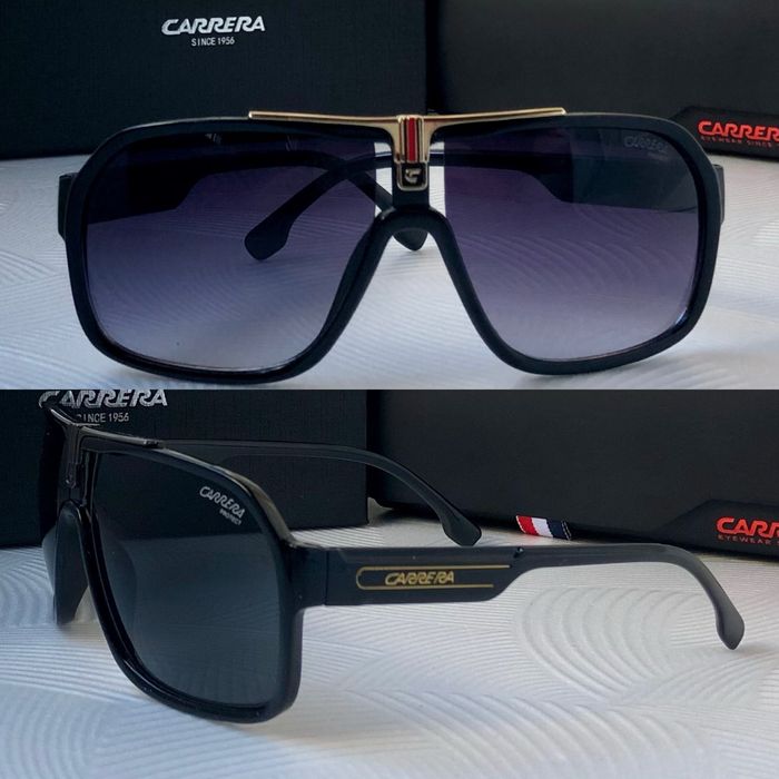 Мъжки слънчеви очила маска carrera 2 цвята черни