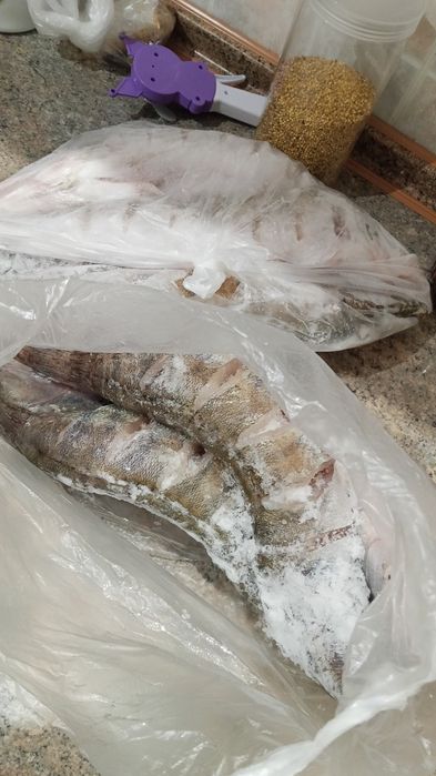 Аршылып тазаланған Көксерке,судак балық.