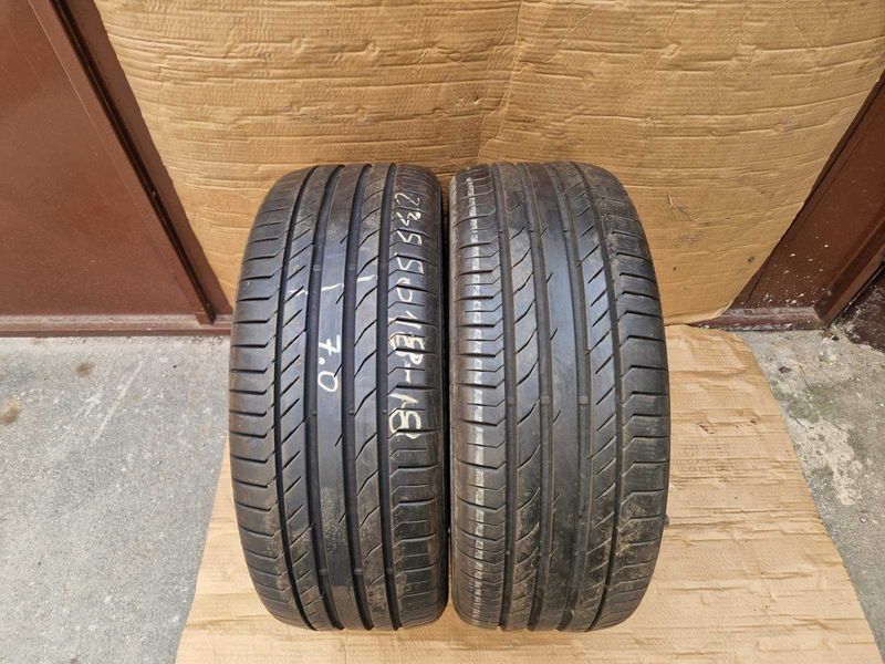 2 Continental R18 235/50 Anvelope de vară DOT4818