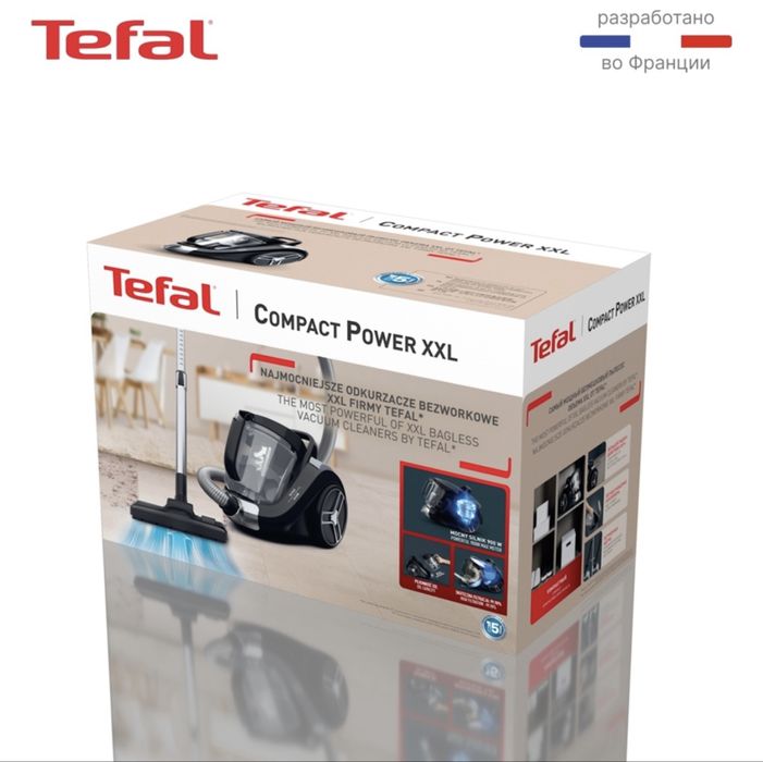 Пылесос Tefal новый