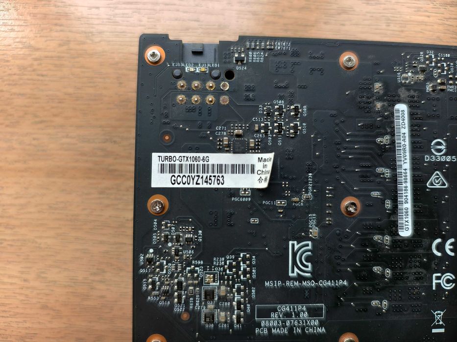 Видеокарта 1060 6gb turbo