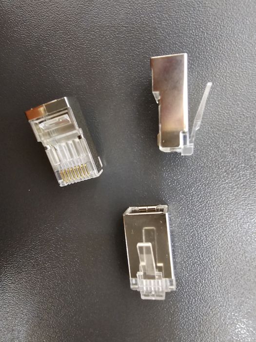 RJ45 Shielded Cat6 конектор 50 бр.