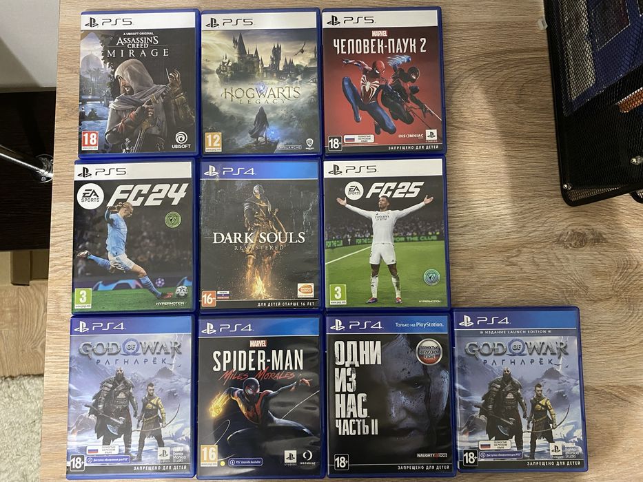 Продаю игры на PlayStation PS4/PS5 пс4/пс5 (диски) хогвартс, фифа 25