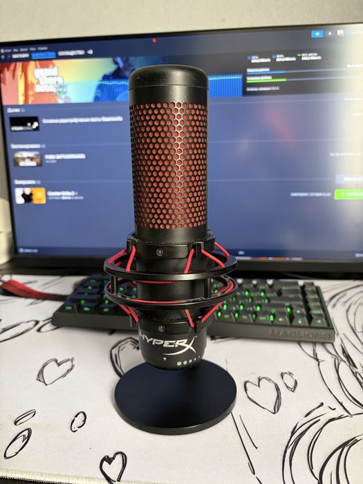 Микрофон HyperX Quadcast