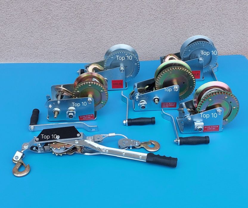 Ръчна лебедка за джип, платформа, лодка.