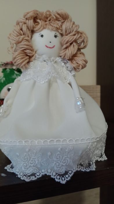 Кукла снежинка ръчна изработка