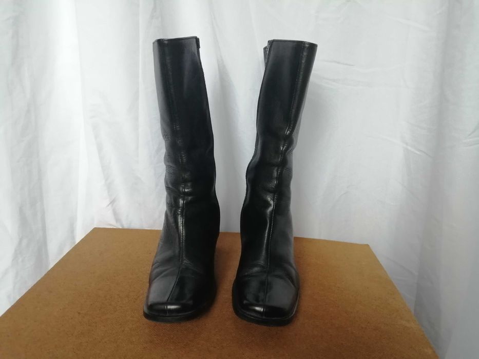 №38 дамски боти ботуши естествена кожа GIANNA