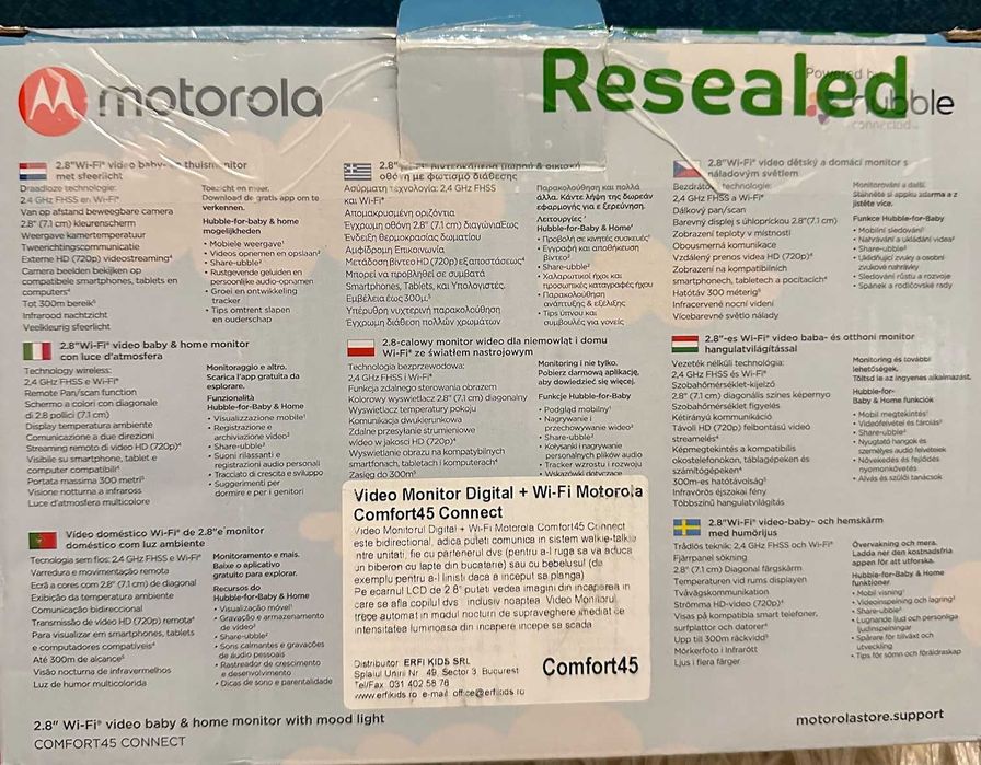 Бебефон/Бейбифон Motorola Comfort45 Connect