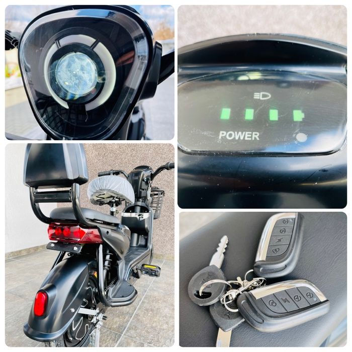 SCUTER Electric Bicicleta Electrica Cu Pedale 350W 12Ah E-Bike Nou ‼️