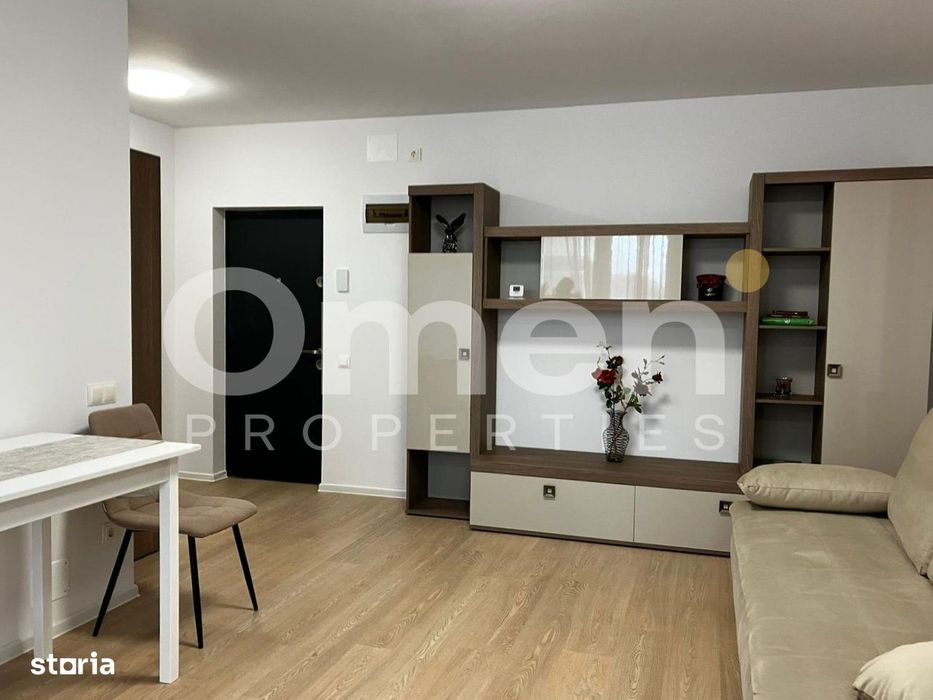 Închiriere apartament cu o cameră ultrafinisat, mobilat/utilat, bloc n