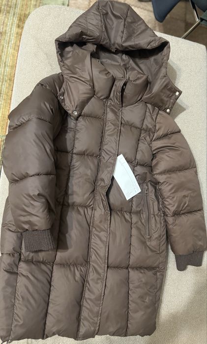 Пуховик в цвете шоколад