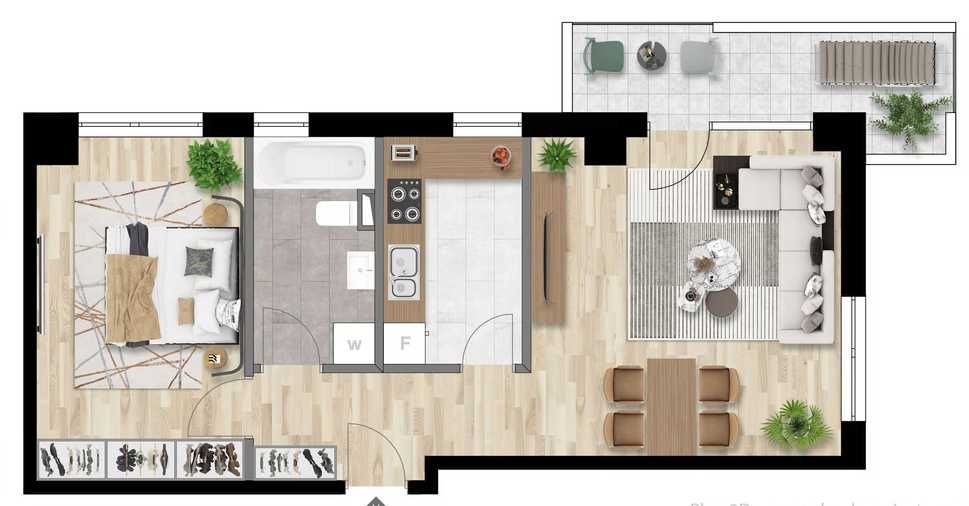 PROPRIETAR | Apart. DECOMANDAT 2 Cam| Nou (2026) la cheie Intre Lacuri