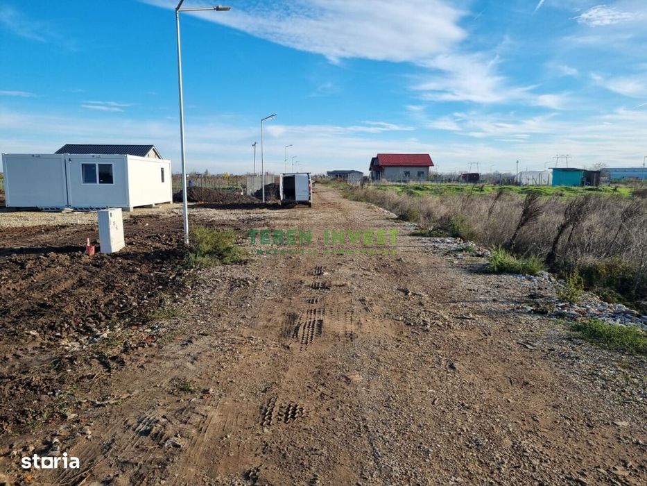 DN4 Popești -Frumușani -  Vânzare teren 500 mp