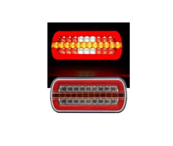 SET Lampa cu semnalizare dinamica 4 functii remorca rulota camion 12V-24V