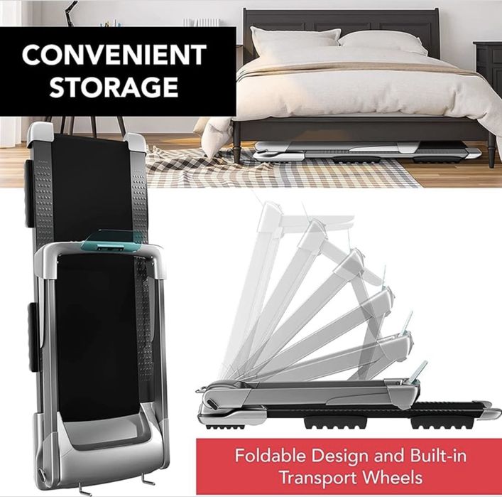 Беговая дорожка складная для дома с амортизацией, тихая