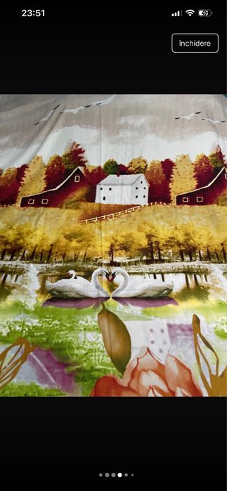 Lenjerie de pat din bumbac velvet