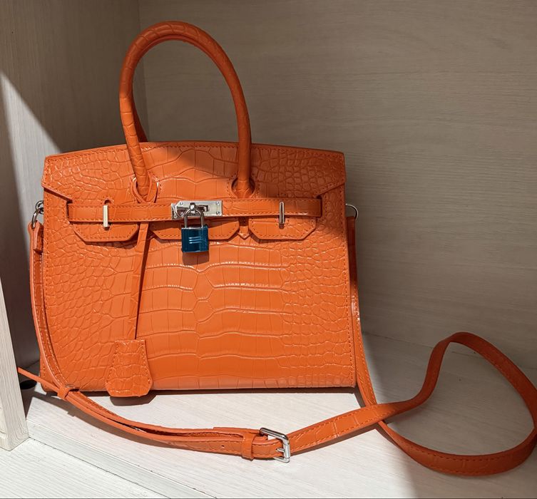 Шикарная яркая сумка Hermes новая