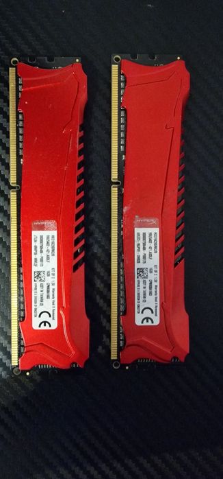 Memorie HyperX Savage Red 8GB, DDR3, 1600MHz, kit 2x 4GB
