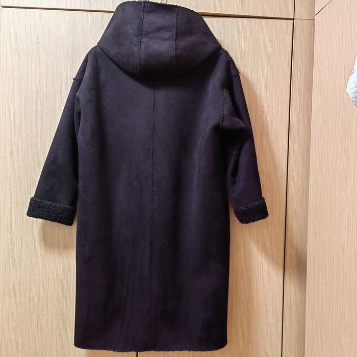 Тедди пальто с капюшоном