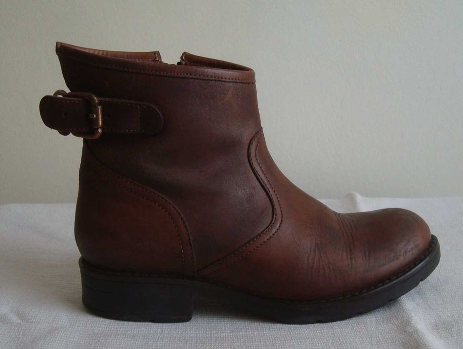 Botine  RAXELA, din piele naturala, 38.