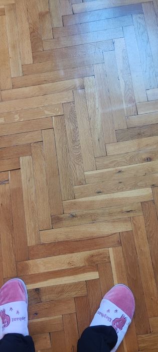 Дъбов паркет използван