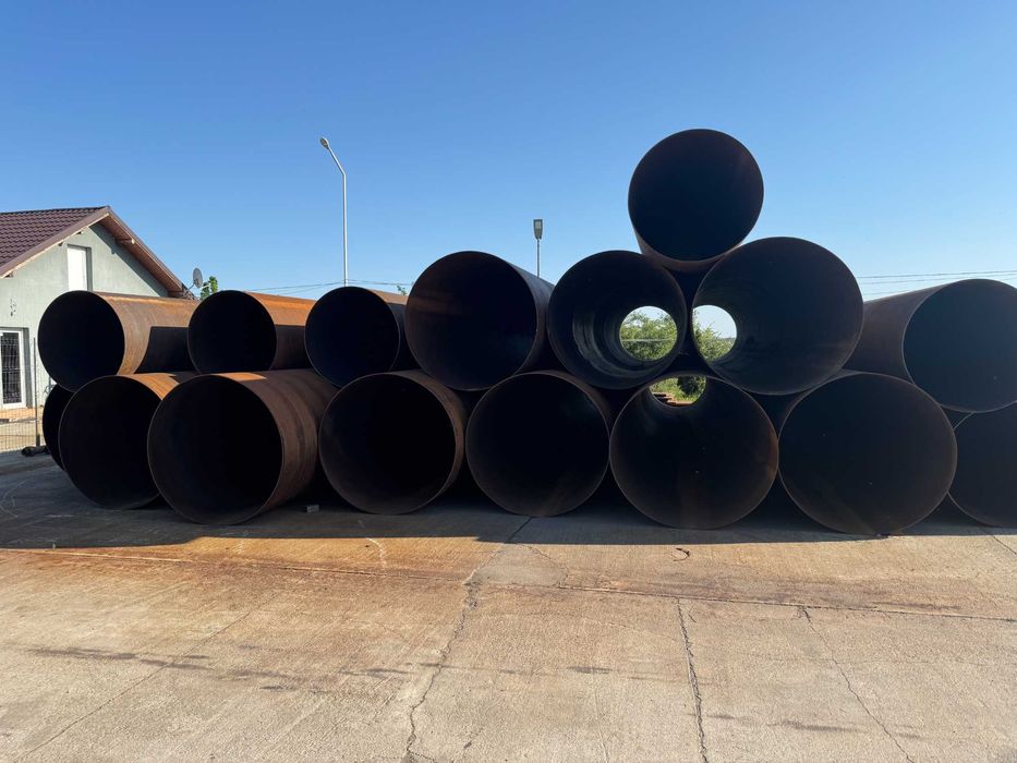 Teava Metalica sudata elicoidal, laminata trasa