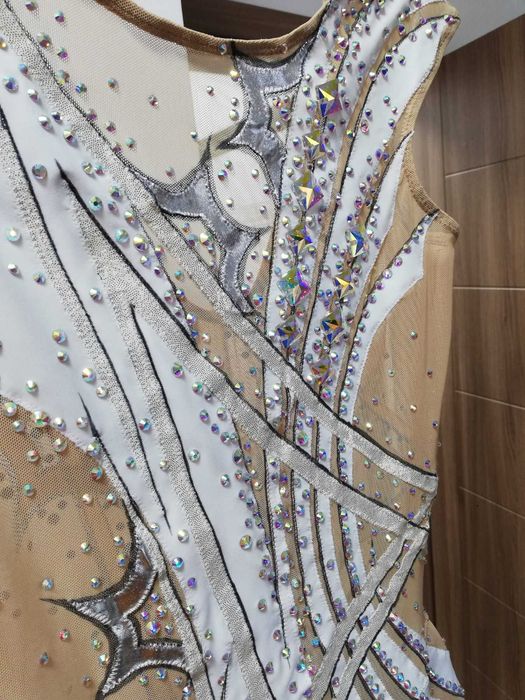 Трико ново за художествена гимнастика, танци за момиче 11-12 год.