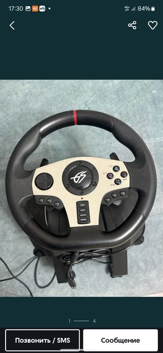 Руль игровой dexp wheelman pro gt